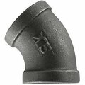 Ldr Industries 310 E45-34 ELBOW 3/4 BLACK 45DEG 501433